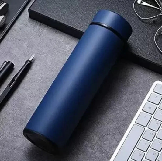 Temperature Display Vacuum Insulated Water Bottle Thermo Flask Made Of Premium Stainless Steel Coffee Cup (random Color